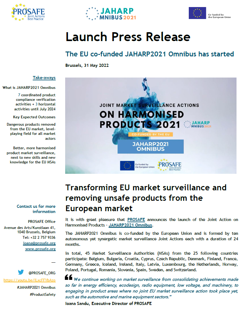 Launch press release capture